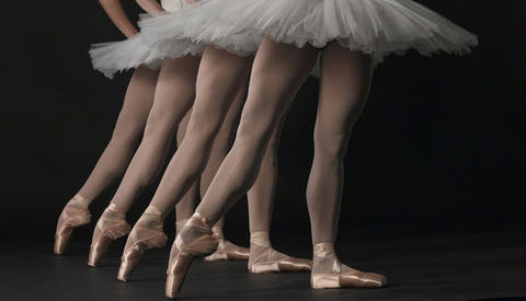 Matching Ballet Tights With Pointe Shoes